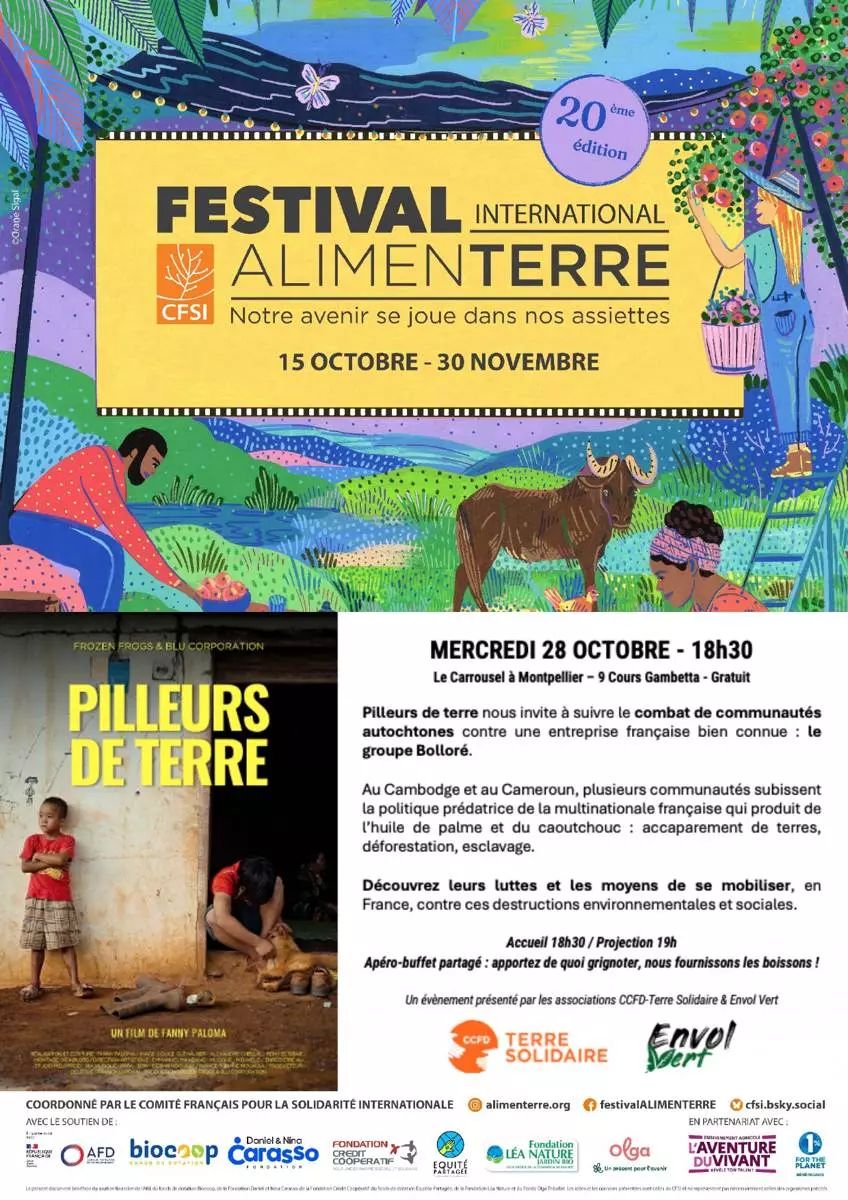 Projection-débat Pilleurs de terre
