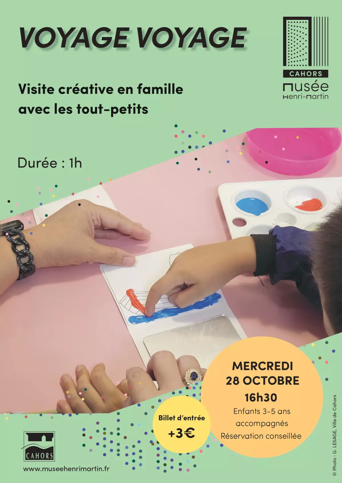Visite créative en famille pour les tout-petits au Musée Henri-Martin