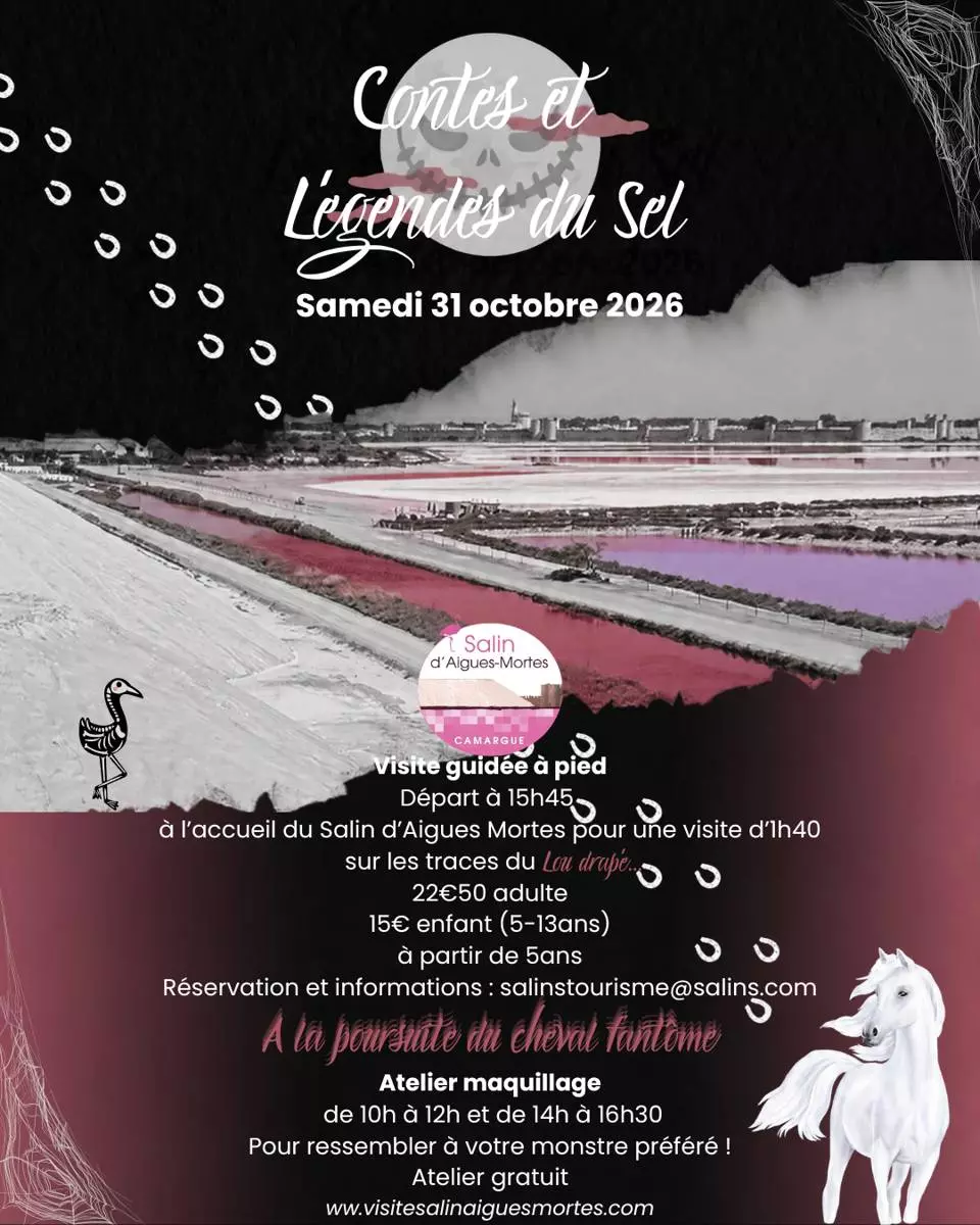 Halloween : Contes et légendes du sel - Salin d'Aigues-Mortes