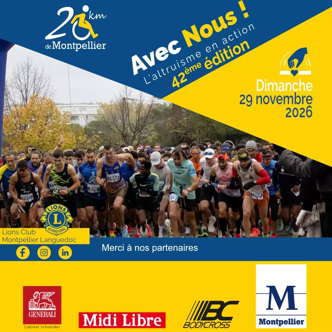 20 km de Montpellier