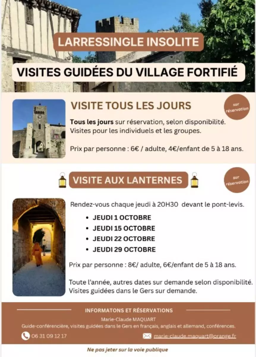 Visite aux lanternes par Marie-Claude Maquart