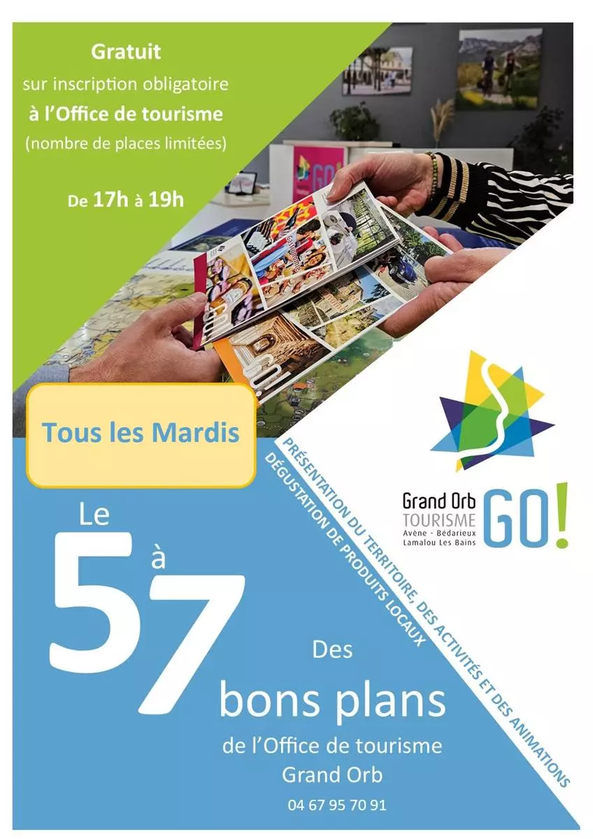 Le 5 a 7 des Bons Plans de l'Office de Tourisme