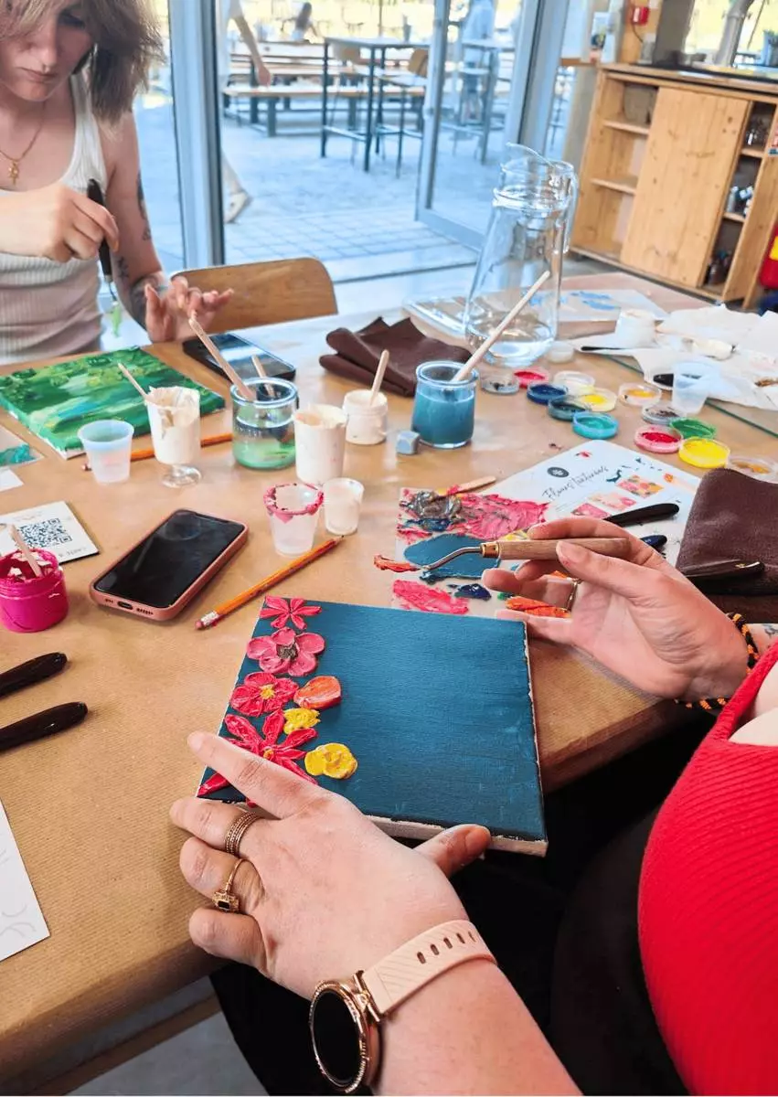 Paint & Drink avec le Canvas Club aux Halles du Verger