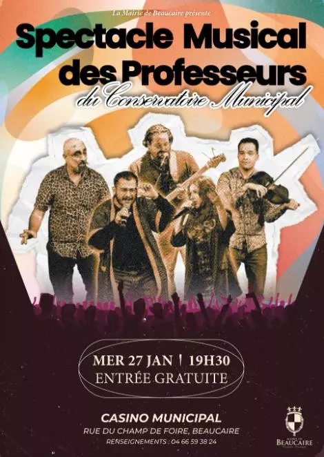 Spectacle des Professeurs du Conservatoire
