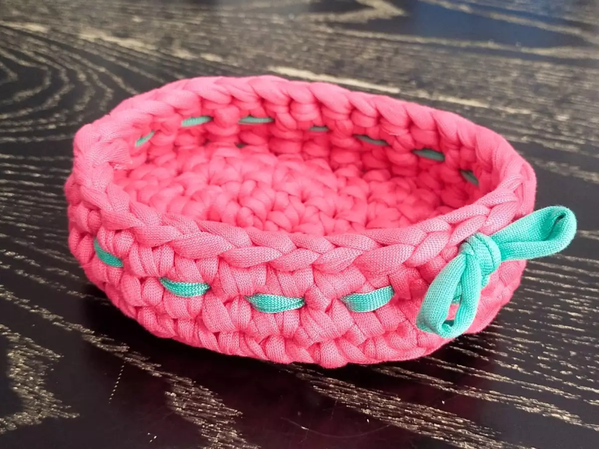 Initiation au crochet - Fabrication d'un petit panier