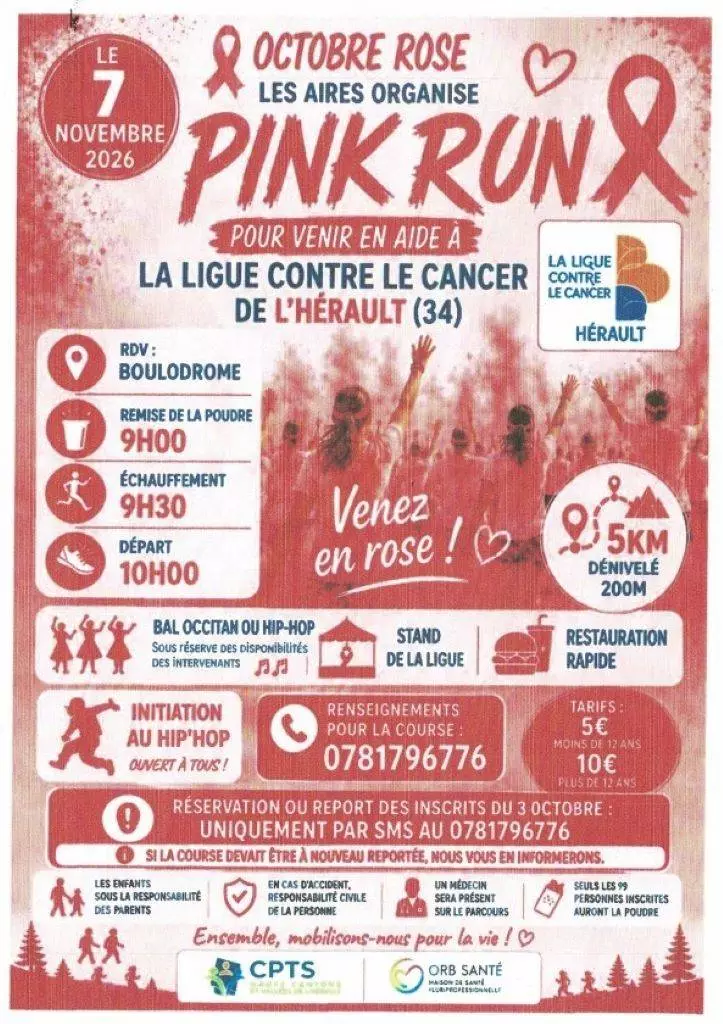 Départ du Pink Run