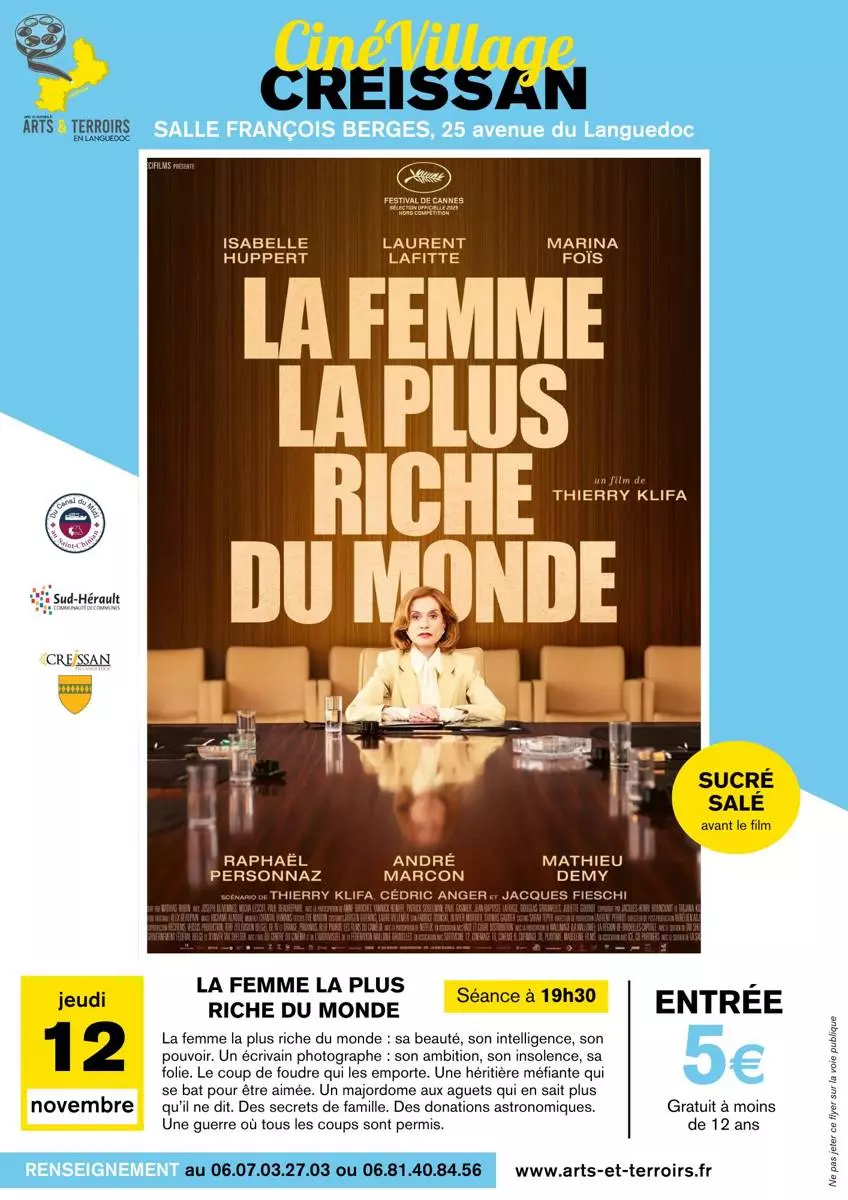 Cinévillage : La Femme la Plus Riche du Monde