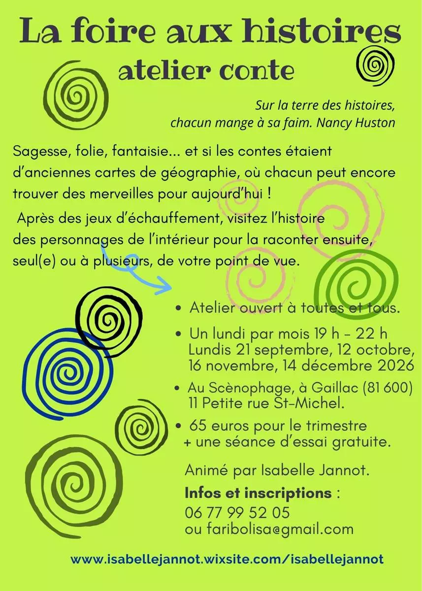 Atelier conte