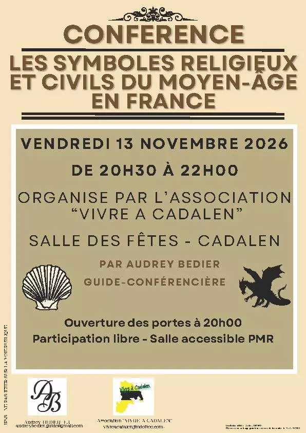 Conférence "Les symboles religieux et civils du Moyen-Âge en France"