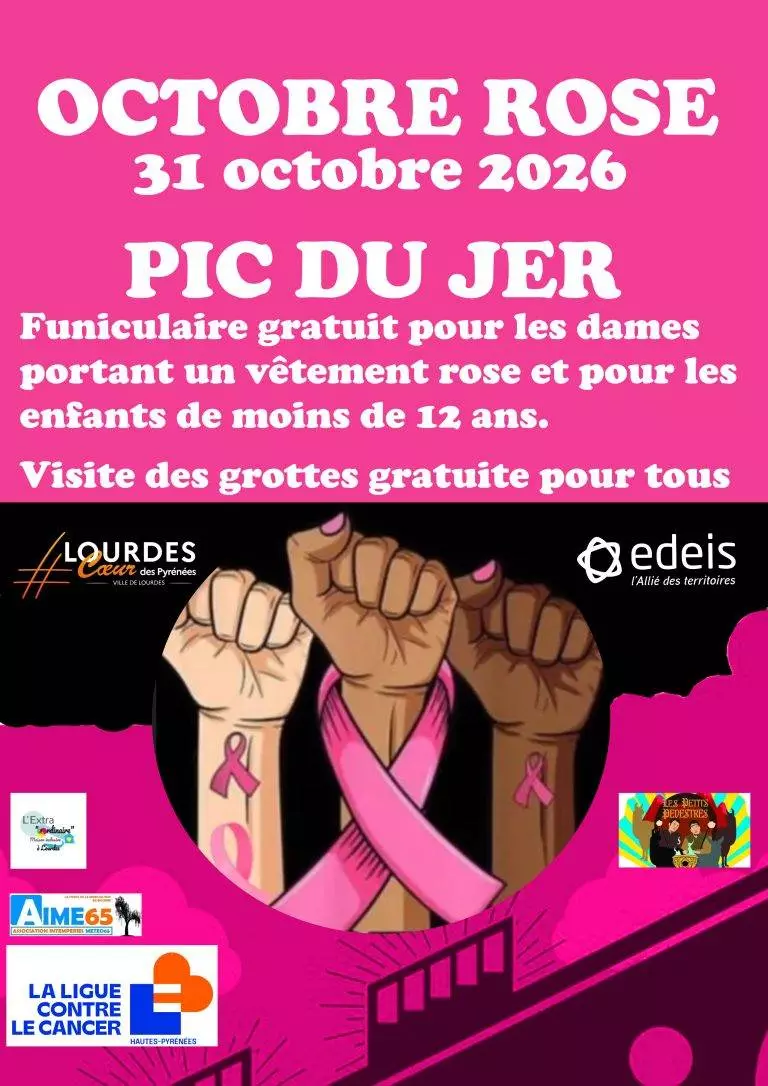 Octobre rose au Pic du Jer !