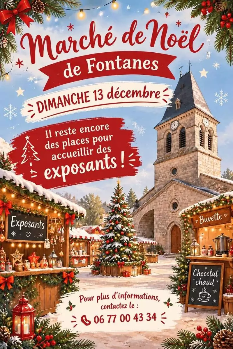 Marché de Noël à Fontanes