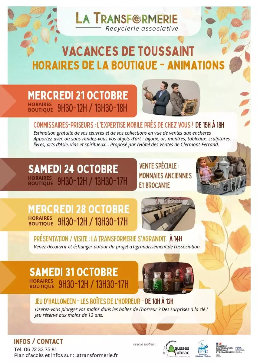 Jeux d'Halloween à La Transformerie