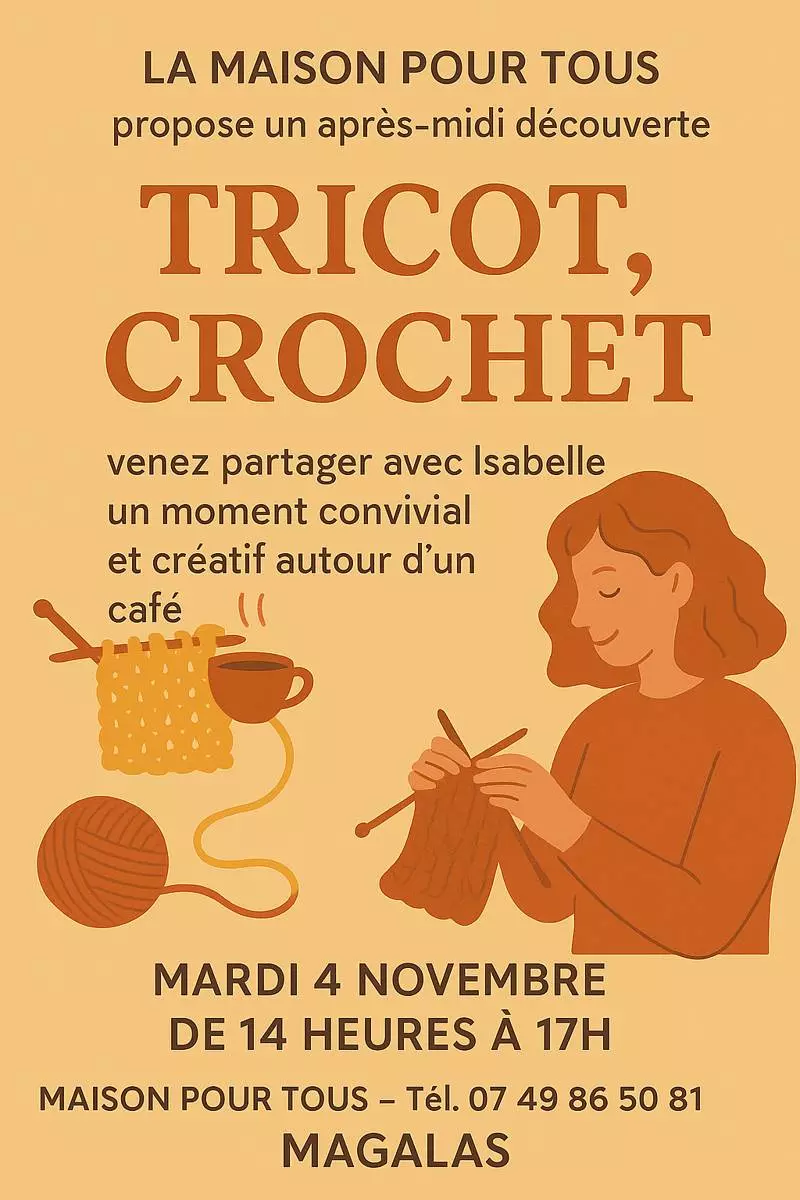 Apres-Midi Découverte Tricot - Crochet